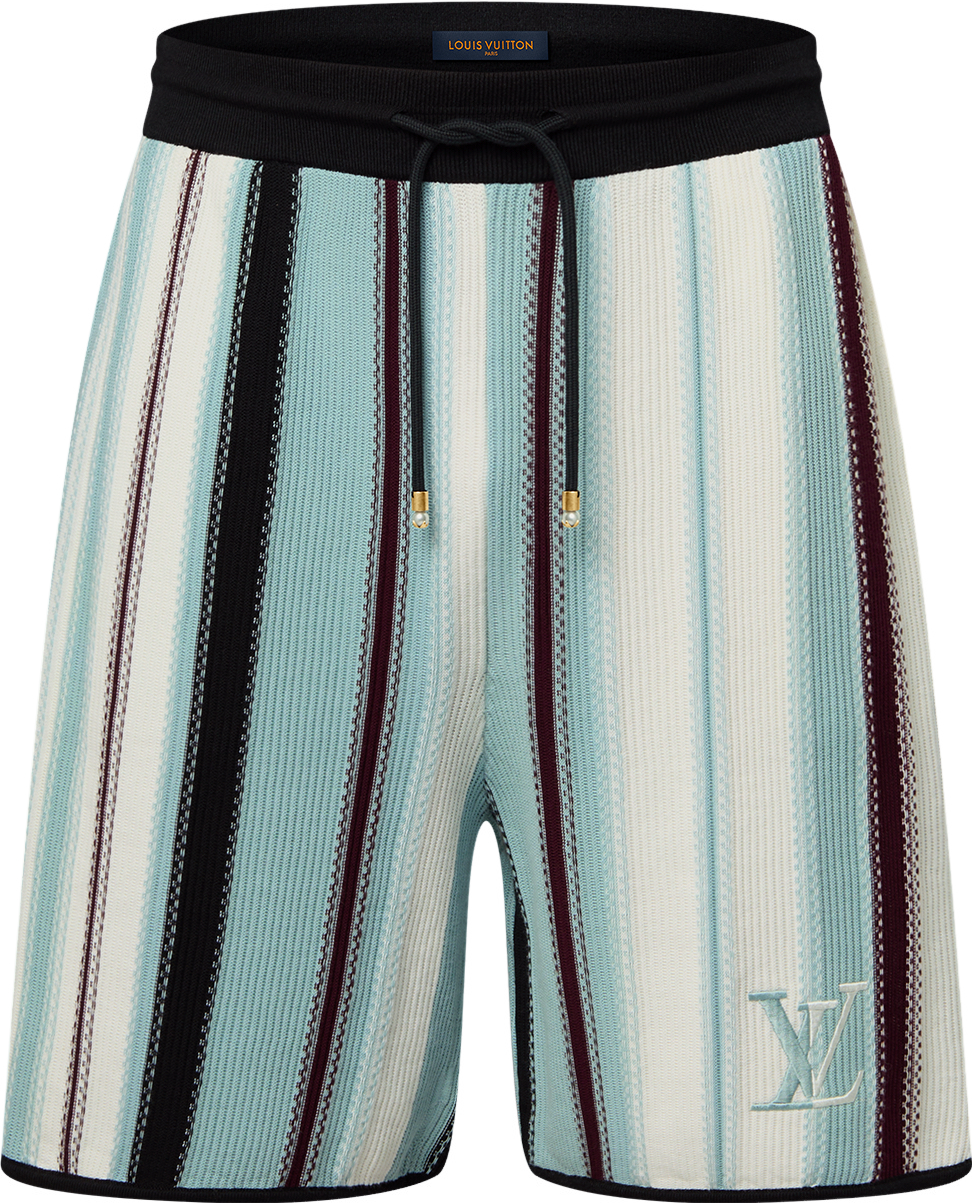 Short Rayée en Crochet Louis Vuitton