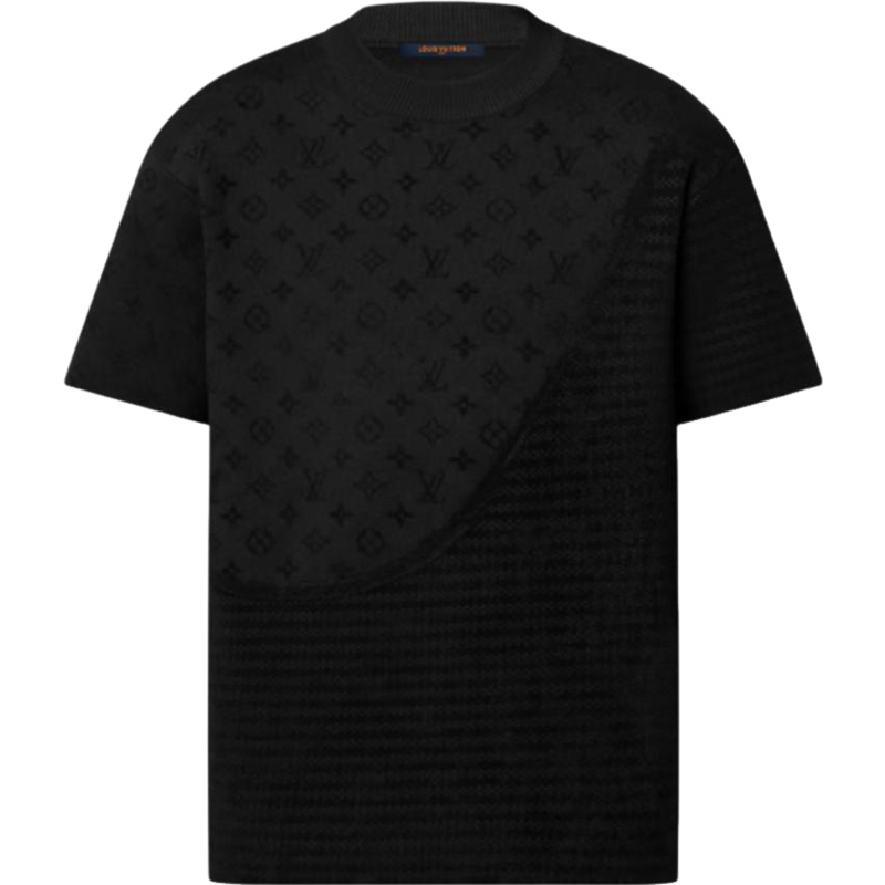 T Shirt Jacquard Louis Vuitton Noir