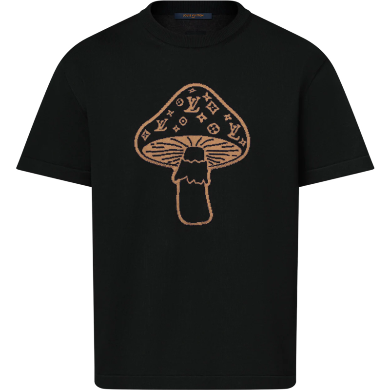 Tee Shirt À Col Rond Champi Louis Vuitton