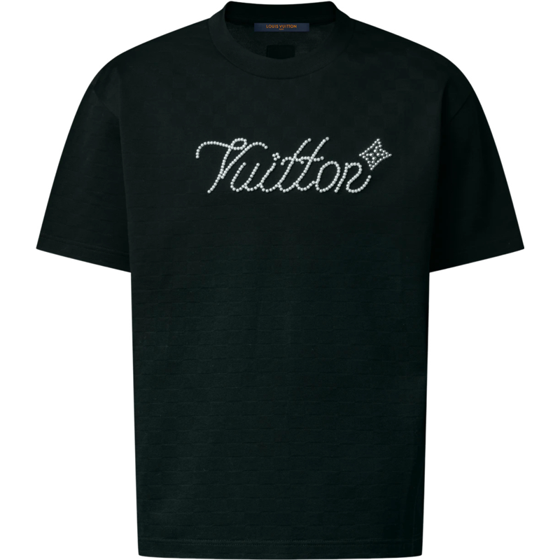 Signature Embellished T-shirt Louis Vuitton