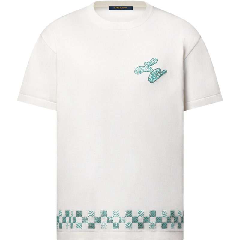 Tee-shirt Louis Vuitton Manches Courtes Ornementé