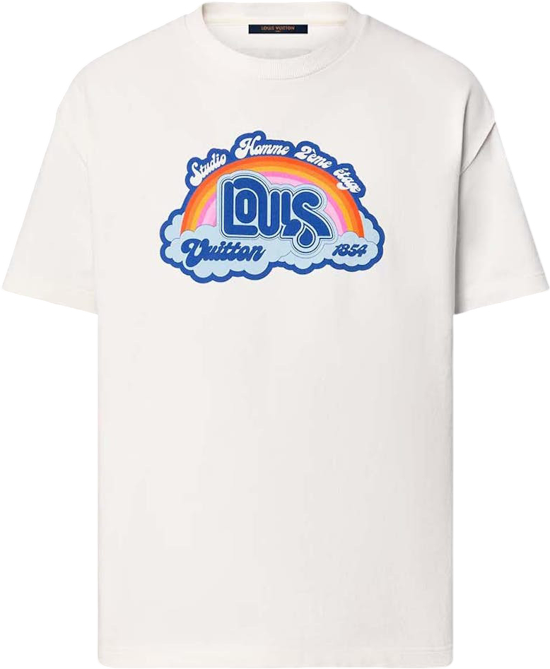Tee-shirt Louis Vuitton Rainbow Printed T-shirt