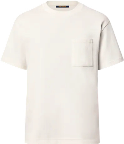 T Shirt en Coton Piqué Louis Vuitton