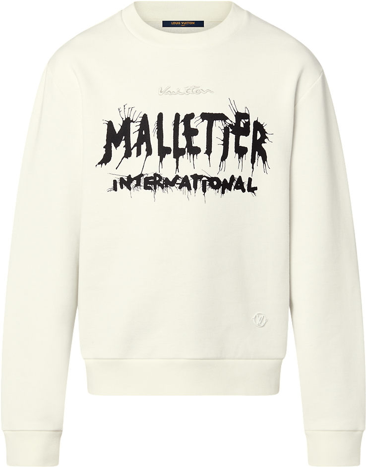 Sweatshirt en Coton Louis Vuitton