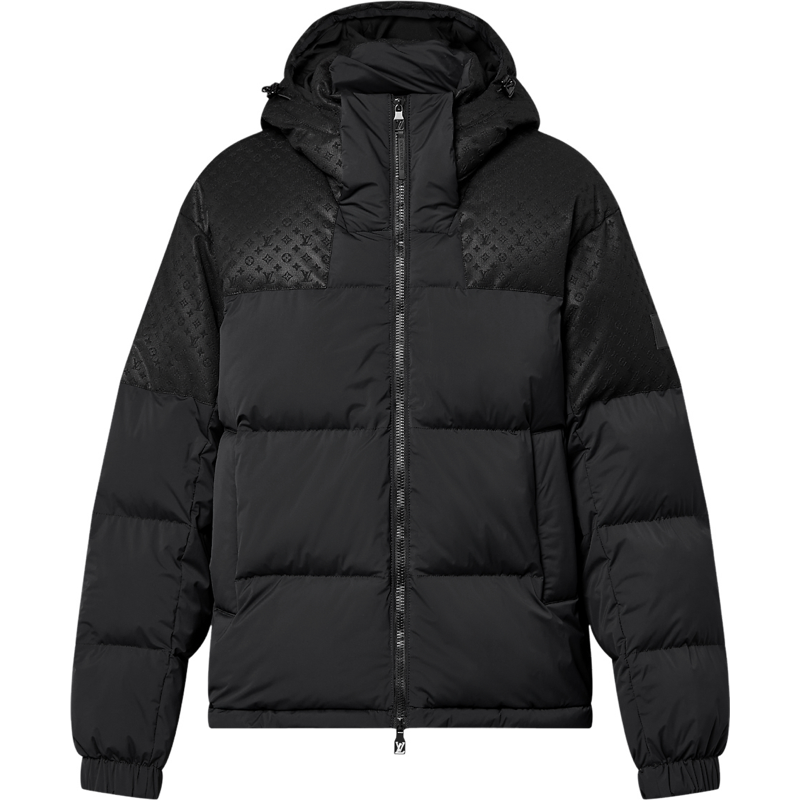 Blouson À Détails Monogram en Duvet Ecodown Louis Vuitton
