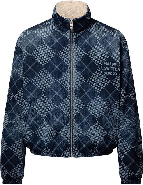 Blouson Denim et Polaire Louis Vuitton