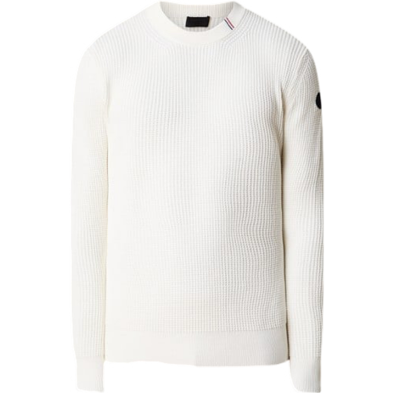 Pull Monclr Blanc Homme 🇫🇷