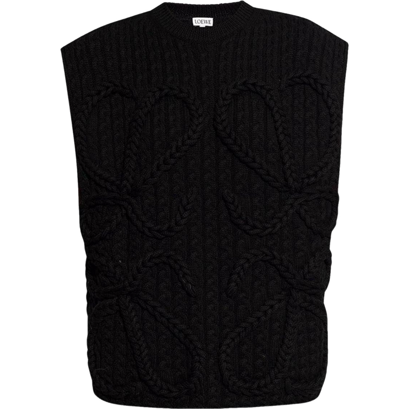 Pull Sans Manches en Laine Loew