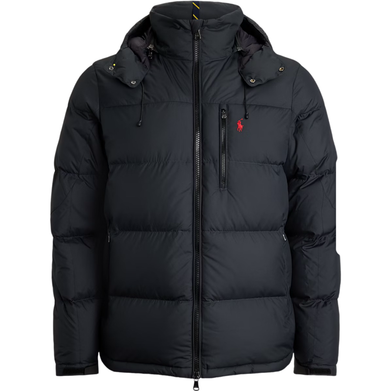 Doudoune Ralph Black Zippé