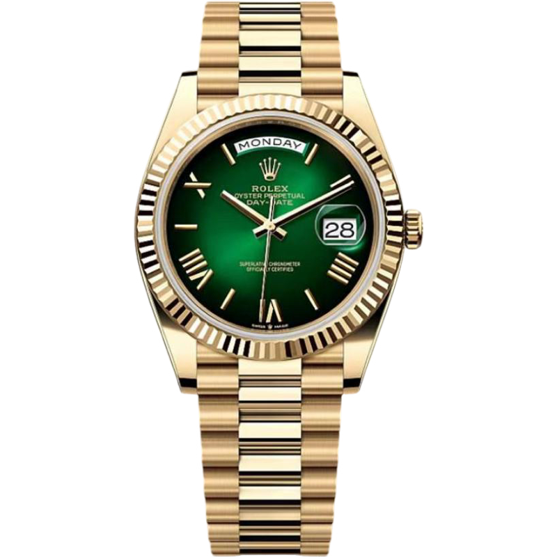 Day Date Green Gold Présidentiel