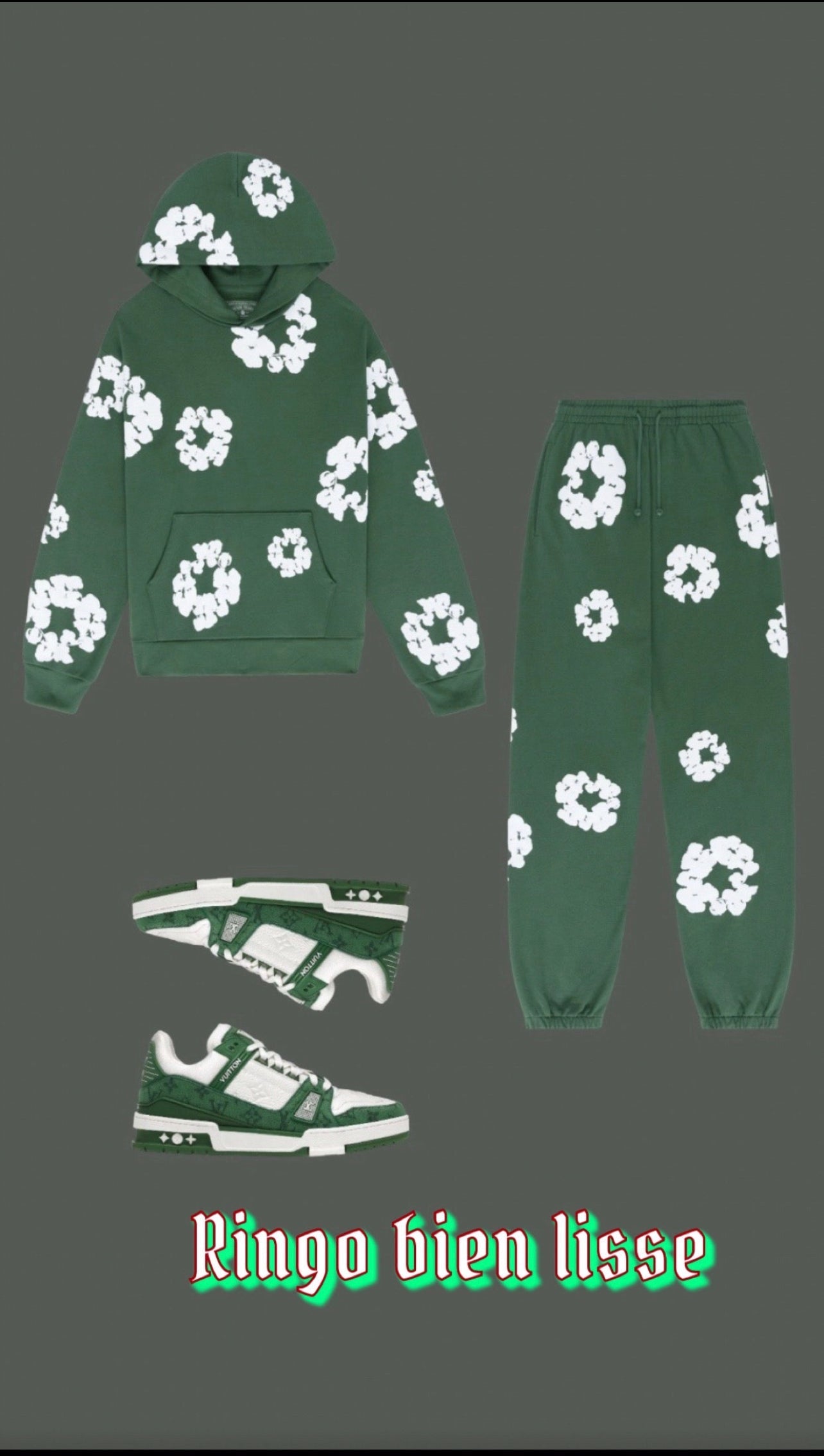 Style Green Track Tears