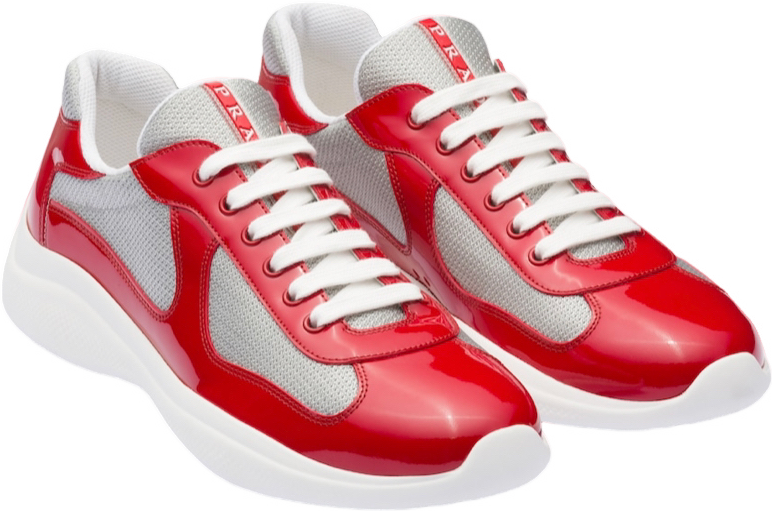Sneakers Prd America ´ S Cup Tissu Bike Lisse Red