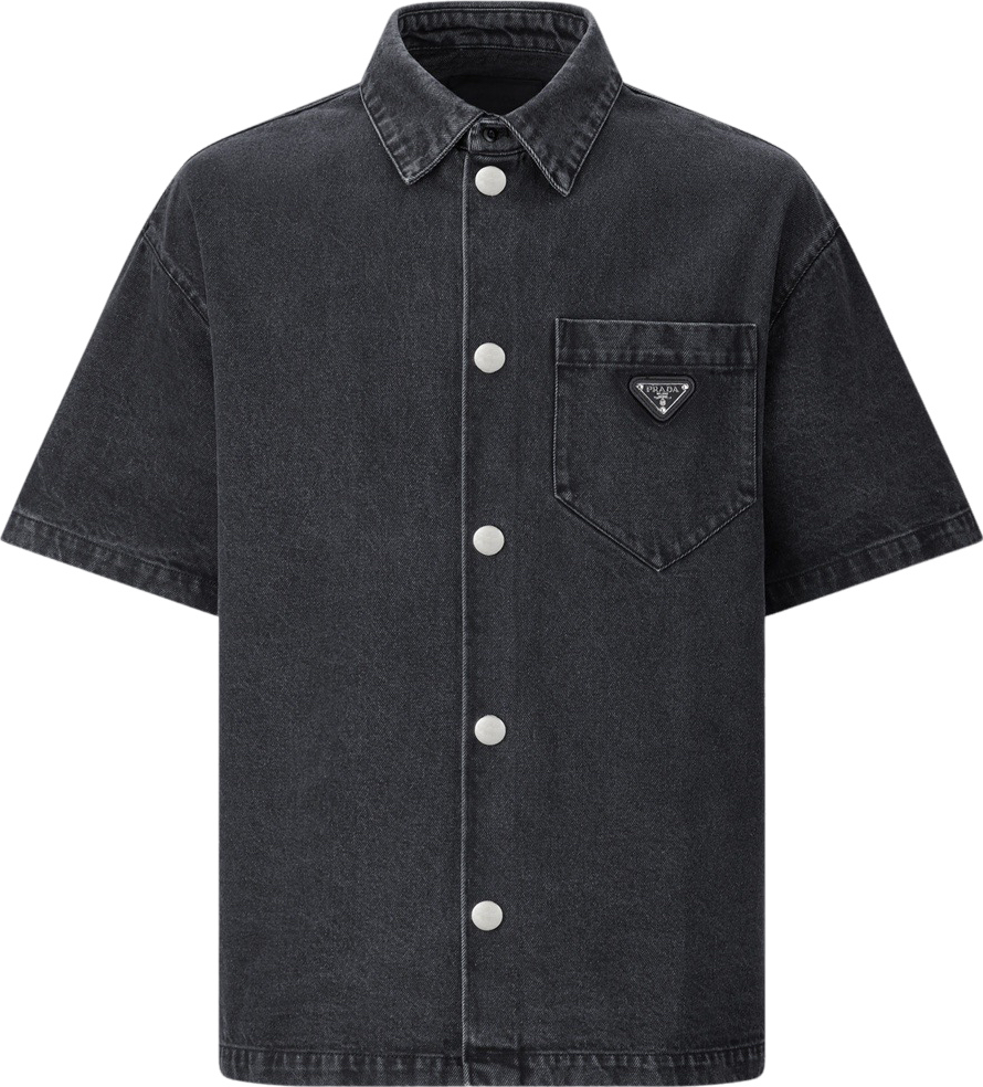 Prd Chemise en Jean À Plaque Logo
