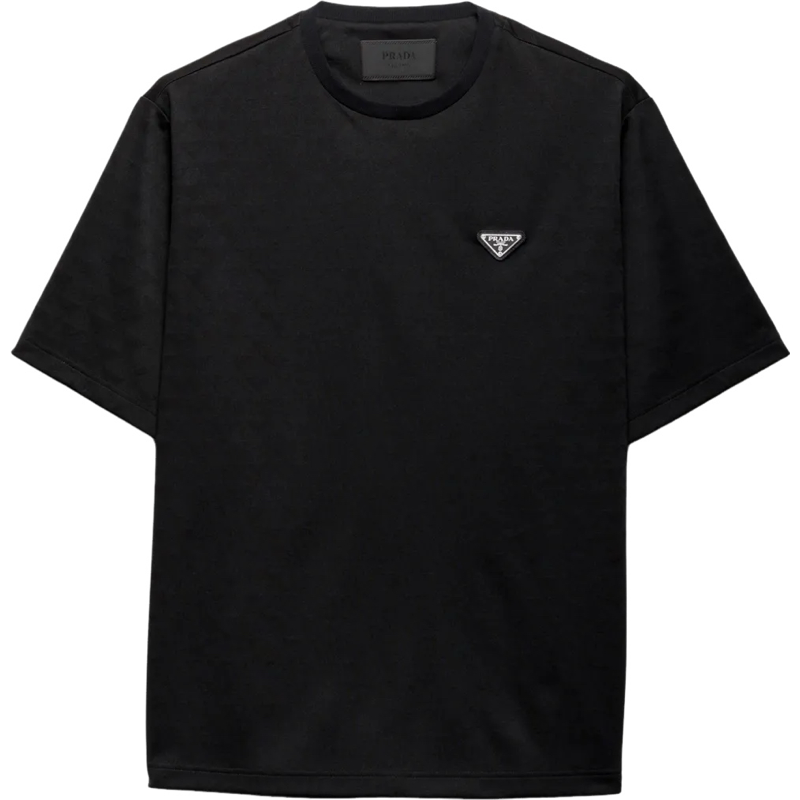 T Shirt Prd Black Coton