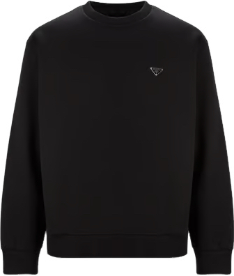 Prd Sweatshirt en Coton Mélangé - Noir