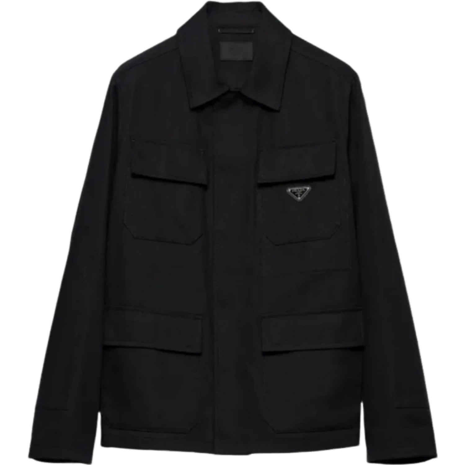 Prd Veste Boutonnée À Col Contrastant