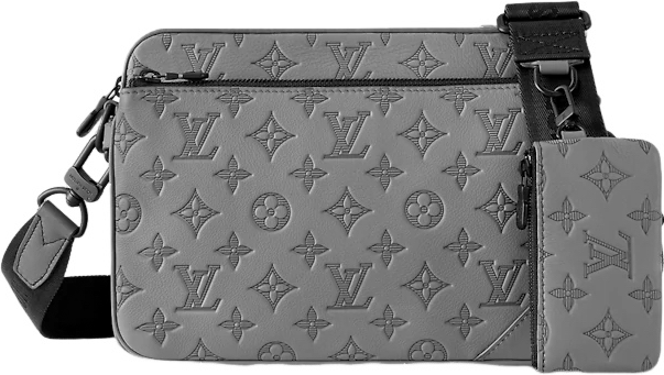 Sac Trio Messenger Grey